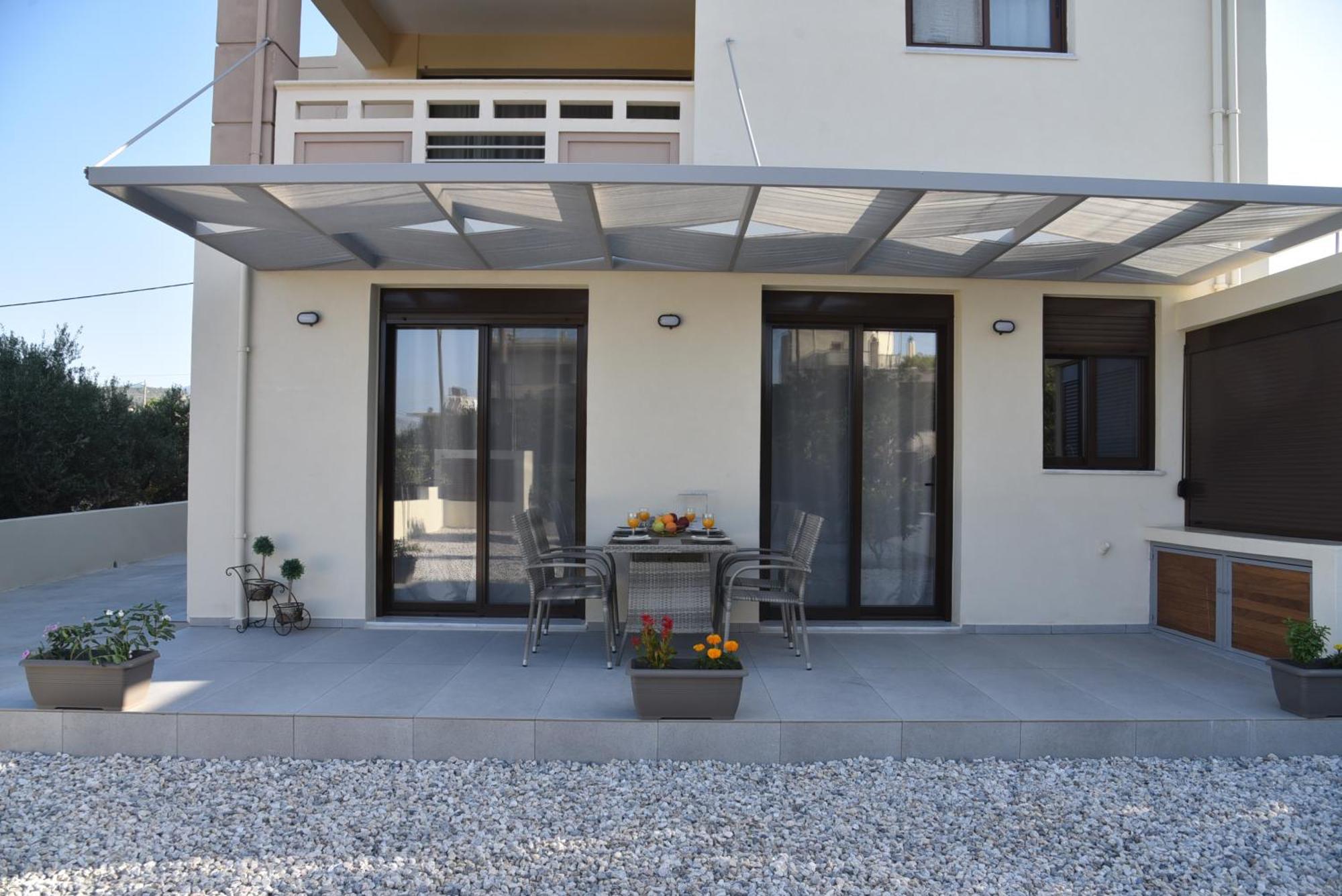 Pirgos Deluxe Apartment - Private Parking كيساموس المظهر الخارجي الصورة
